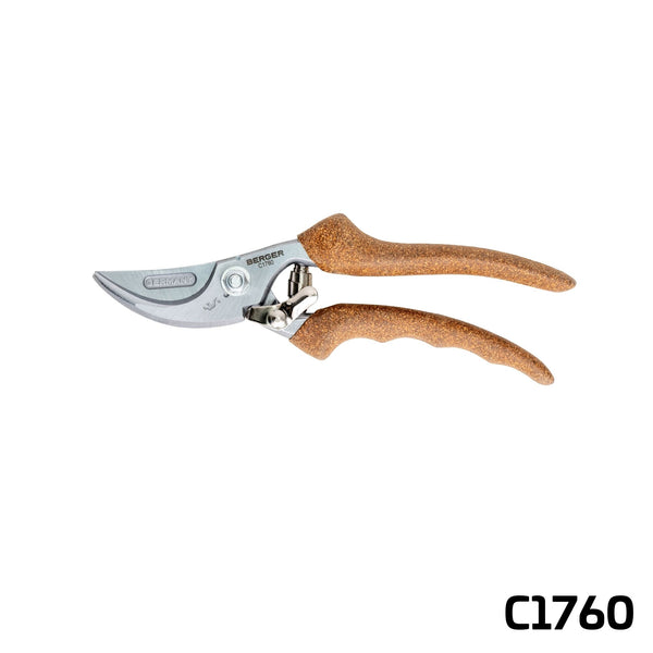 Handschere Bypass C1760 | Korkgriff | Gerader Schneidkopf & geschmiedeter Metallkörper