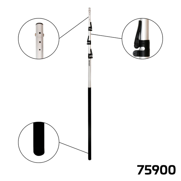 Berger ArboRapid 75900 |  Vierteilige Teleskopstange | Länge  1,75 m – 5,90 m - Julius Berger GmbH & Co. KG