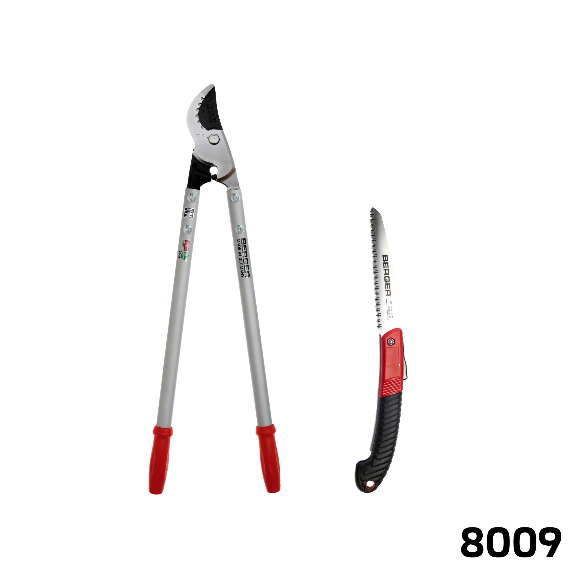 Berger Set 8009 | Consisting of pruning shears 4280 & folding saw 64650