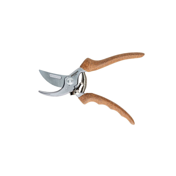 Hand shears bypass C1760 | Cork handle | Straight cutting head &amp; forged metal body