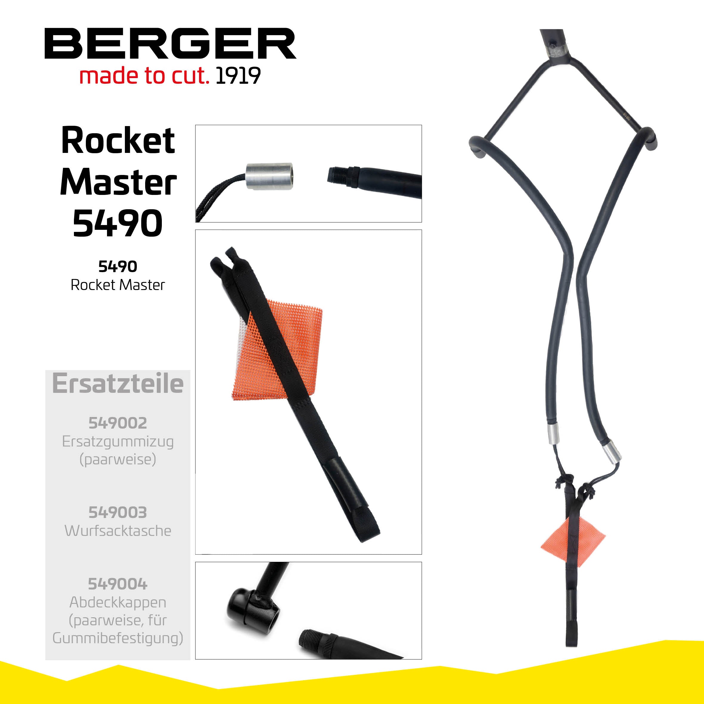 Wurfschleuder RocketMaster | Teleskopstangenaufsatz | 5490 - Julius Berger GmbH & Co. KG